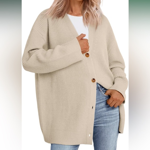 Sweaters - Women's Cream Cardigan Sweater